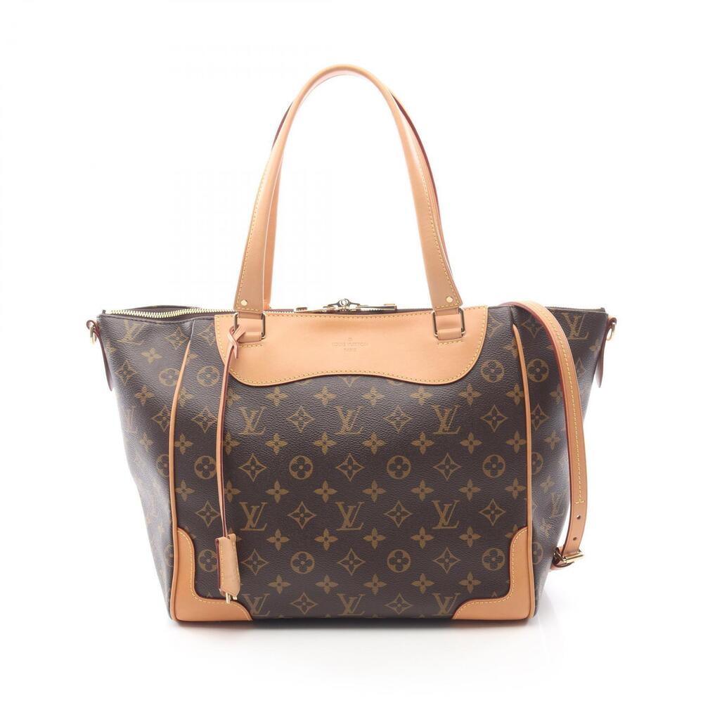 Louis Vuitton Estrella Tote Bag Canvas Leather Monogram Brown